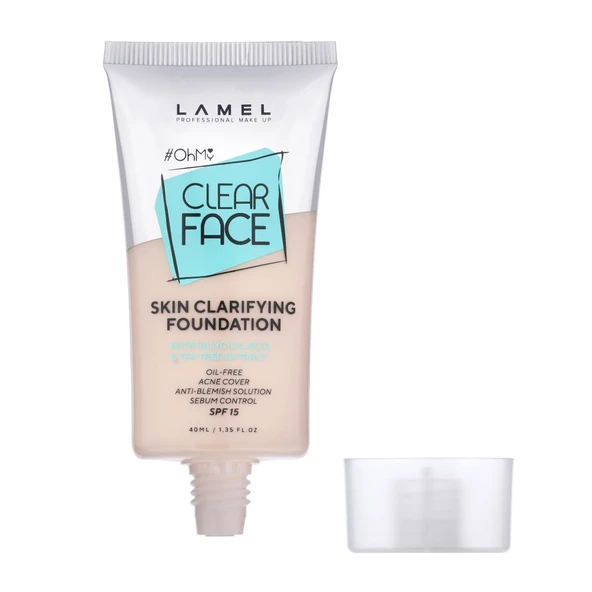 Lamel Oh My Clear Face Fondöten No 402 - 2