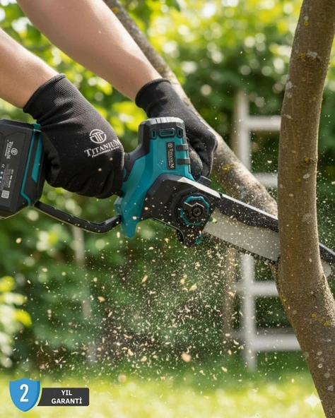 Titanium GTA35 Şarjlı Akülü Budama Testeresi Çantalı Dijital Gösterge - Resim 2