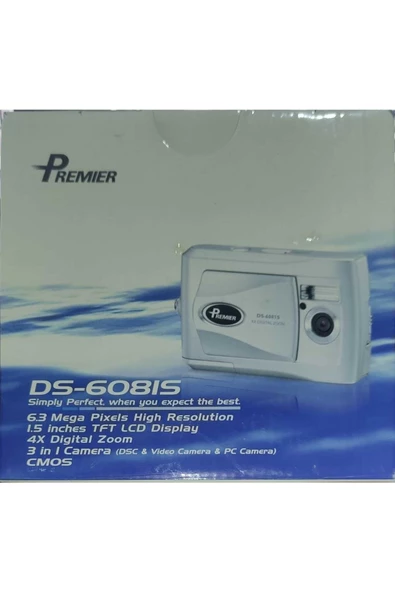 PREMIER DS-6081S 6.3 MP DİJİTAL FOTOĞRAF MAKİNESI