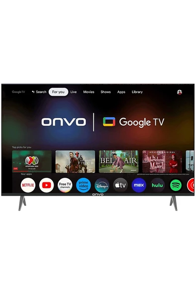 Onvo 55OVF9000 4K Ultra HD 55" 140 Ekran  Uydu Alıcılı Google Smart QLED TV