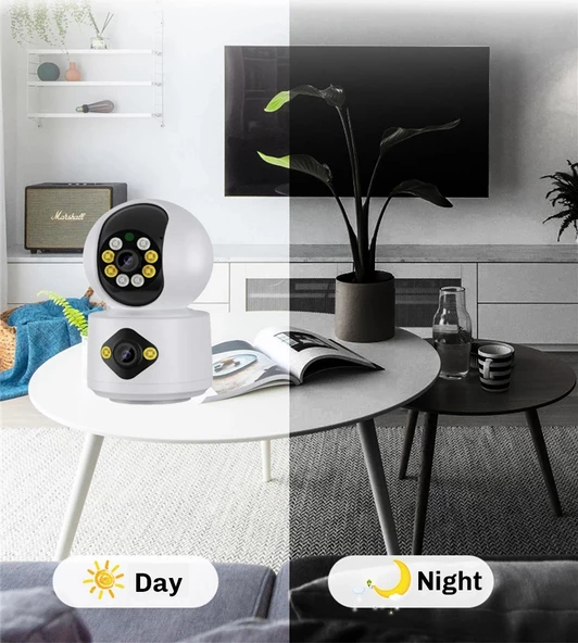 MPIA AOI Dual Lens 360° Görüş Hareketli Wireless Akıllı Kamerası Türkçe (carecampro) Uygulama - 7