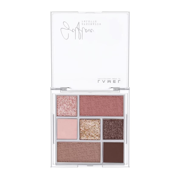 Lamel SELFLOVE Eyeshadow Göz Farı Paleti Mat,Parlak ve Sedefli Tonlar No 402 - 2
