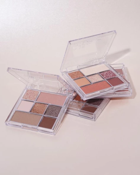 Lamel SELFLOVE Eyeshadow Göz Farı Paleti Mat,Parlak ve Sedefli Tonlar No 402 - 5
