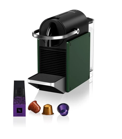 Nespresso D62 Pixie Kahve Makinesi,Yeşil