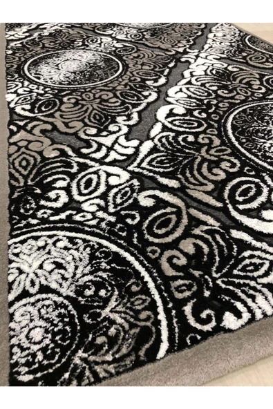 Gri Siyah Jade Halı 121x200 Je Z009-02 - Resim 4