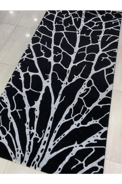 Simin 11145 B 100x200 cm Siyah Gri 2 mt Yolluk - Resim 4