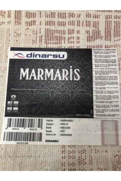 Halı Marmaris Pembe Yolluk 80x300 Ma 019 055 - 7