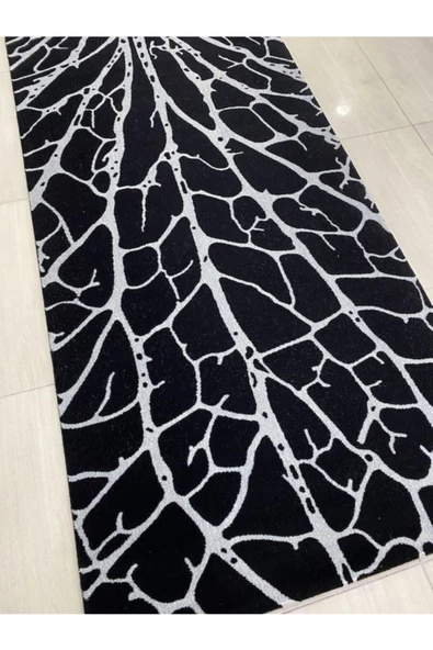 Simin 11145 B 100x200 cm Siyah Gri 2 mt Yolluk - Resim 7