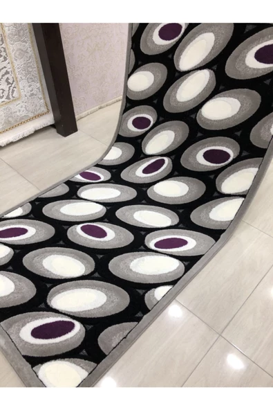 Jade 97x200 Je-004-02 Gri Siyah Mor Yolluk 2 Metre ! - 7