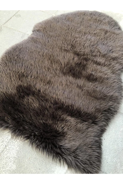 Post Halı Koyu Kahve Peluş 80x108 Yüksek Kaliteli Peluş Post ! - Resim 3