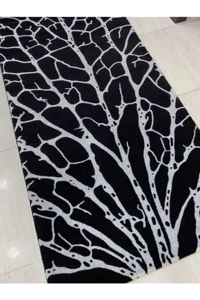 Simin 11145 B 100x200 cm Siyah Gri 2 mt Yolluk - Resim 5