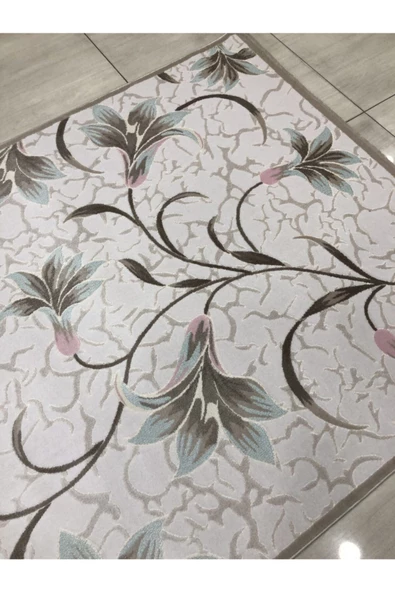 Tutku 264 A 150x230 Su Yeşili Pudra Pembe Halı ! - Resim 4