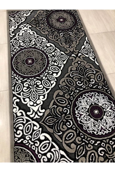 Jade 97x200 Z009-02 Gri Mor Yolluk 2 Metre ! - 4