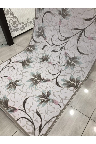 Tutku 264 A 150x230 Su Yeşili Pudra Pembe Halı ! - Resim 6