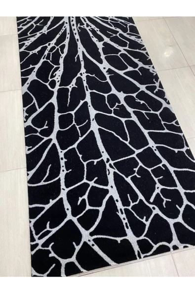 Simin 11145 B 100x200 cm Siyah Gri 2 mt Yolluk - Resim 2