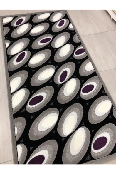 Jade 97x200 Je-004-02 Gri Siyah Mor Yolluk 2 Metre ! - 4