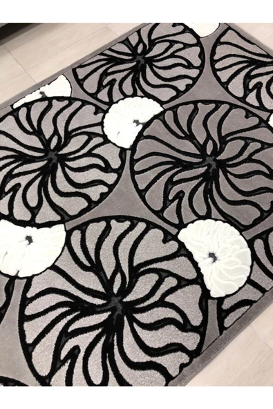 Jade Z 002-02 Gri Beyaz Halı - Resim 5