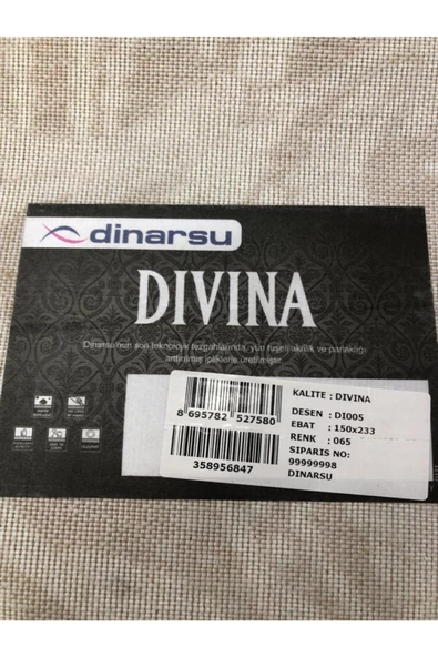 Halı Divina 150x233 Dı-005 Pudra Pembe Beyaz 4 M2 Halı ! - Resim 6
