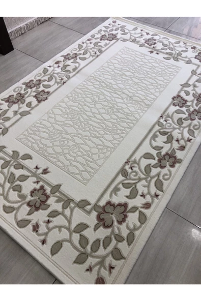 Allure T Rg 150x230 Krem Beyaz Pudra 4 M2 Halı - Resim 3