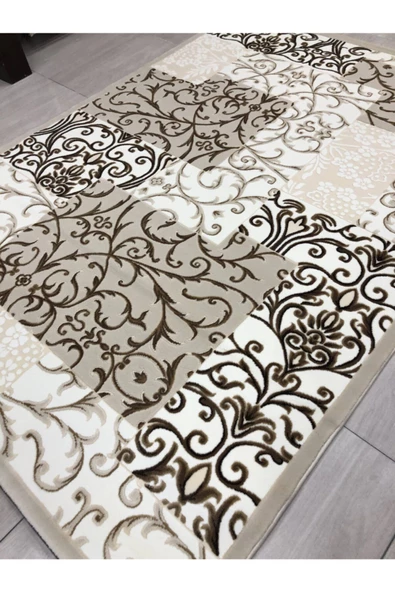 Elit 0129 A Bej 165x230 Krem Kahve 4 M2 Halı ! - Resim 5