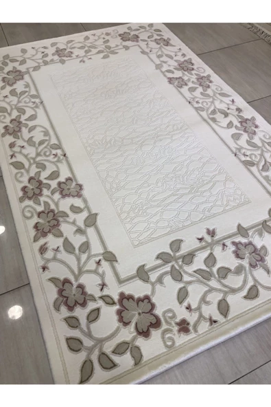 Allure T Rg 150x230 Krem Beyaz Pudra 4 M2 Halı - Resim 5