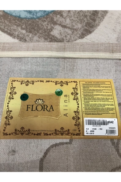 Alina 0720 B 165x230 Turkuaz Vizon 4 M2 Halı ! - Resim 7