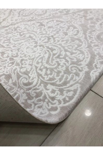 Halı Sıerra 150x233 Sa005-060 Vizon Beyaz 4 M2 Halı - Resim 4