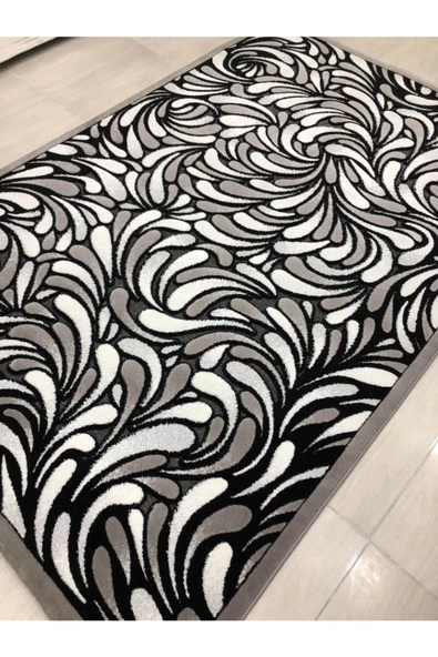 Jade 165x250 Z 012-02 Gri Siyah Beyaz 4 M2 Halı ! - Resim 3