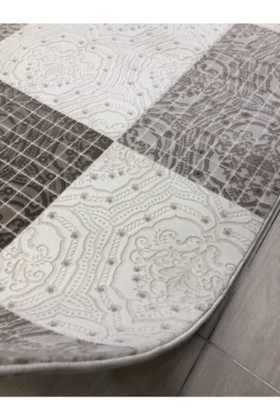 Troya Vizon Krem Halı 0731 A 165x230 4 M2 - 6