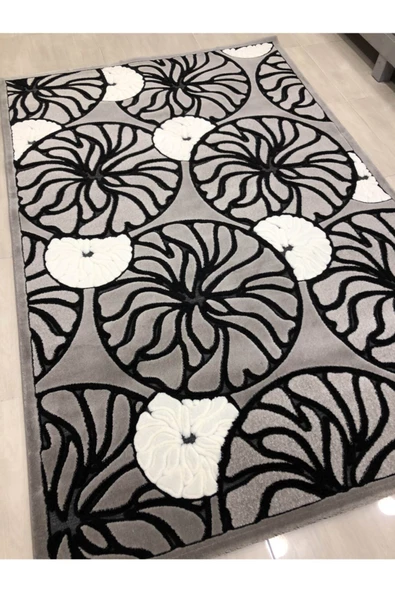 Jade Z 002-02 Gri Beyaz Halı - Resim 2