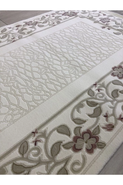 Allure T Rg 150x230 Krem Beyaz Pudra 4 M2 Halı - Resim 7