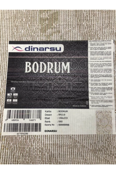 Halı Bodrum Br 018 Pudra Sarı 150x233 Renkli 4 M2 Halı ! - Resim 6