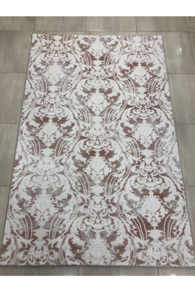 Halı Divina 150x233 Dı-005 Pudra Pembe Beyaz 4 M2 Halı ! ürün görseli