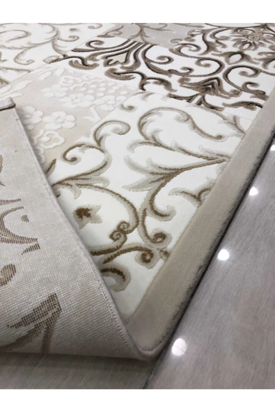 Elit 0129 A Bej Kemik 165x230 Krem 4 M2 Halı - Resim 5