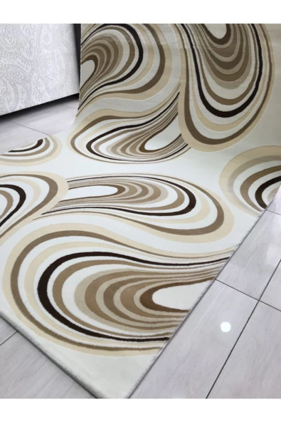 Lavin 0011 A 165x230 Kahve Krem 4 M2 Halı ! - Resim 6