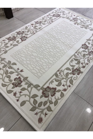 Allure T Rg 150x230 Krem Beyaz Pudra 4 M2 Halı - Resim 6