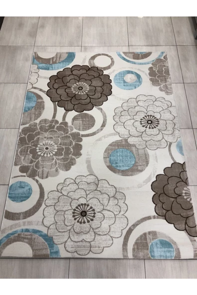 Alina 0720 B 165x230 Turkuaz Vizon 4 M2 Halı ! ürün görseli