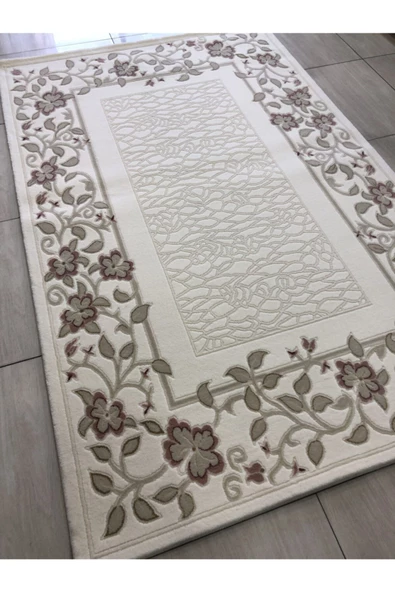 Allure T Rg 150x230 Krem Beyaz Pudra 4 M2 Halı - Resim 2