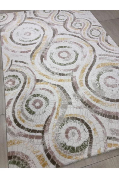 Halı Bodrum Br 018 Pudra Sarı 150x233 Renkli 4 M2 Halı ! - Resim 4