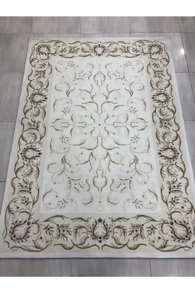 Simirna 0031 A 165x230 Krem Mürdüm 4m2 Halı ürün görseli