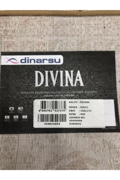 Halı Divina 150x233 Dı-012 Pudra Pembe Beyaz 4 M2 Halı ! - Resim 7