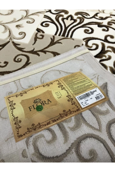 Elit 0129 A Bej 165x230 Krem Kahve 4 M2 Halı ! - Resim 6