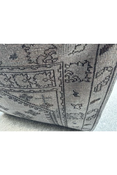 EL DOKUMA 84x150 ESKİTME AZ HATALI VINTAGE %100 YÜN MAVİ HALI ! - Resim 7