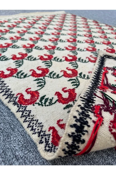 El Dokuma Dekoratif Kilim 85x120 Klasik Dekor %100 Yün Kilim ! - 7