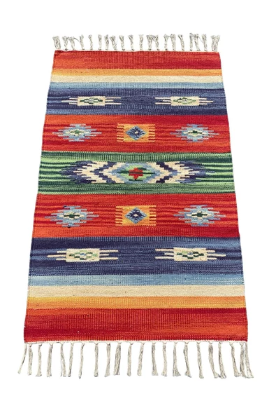 El Dokuması Dekoratif Kilim 60x95 Gökkuşağı Rengi %100 Yün Kilim ürün görseli