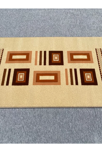 Burak Halı 4026 Krem 100x200 Krem Kahve 2 Metre Yolluk - 2