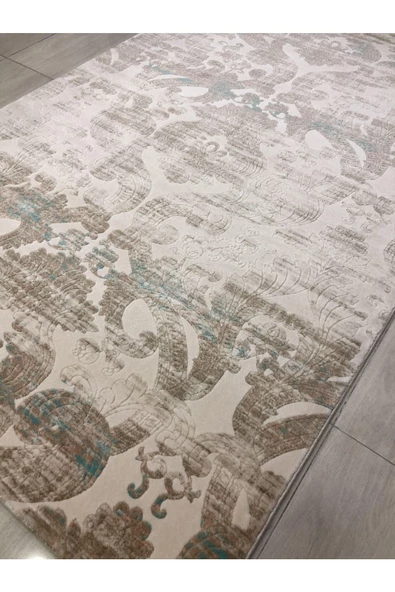 Nepal Kn 0028 150x233 Vizon Turkuaz 4 M2 Halı - Resim 4