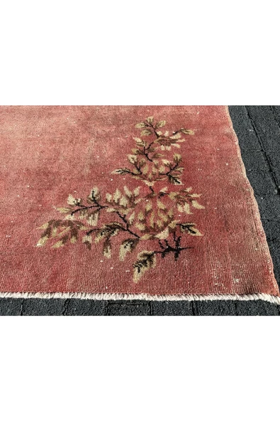 DEKORATİF ESKİTME HALI 100X190 TURUNCU %100 YÜN ISPARTA HALISI ! - Resim 5