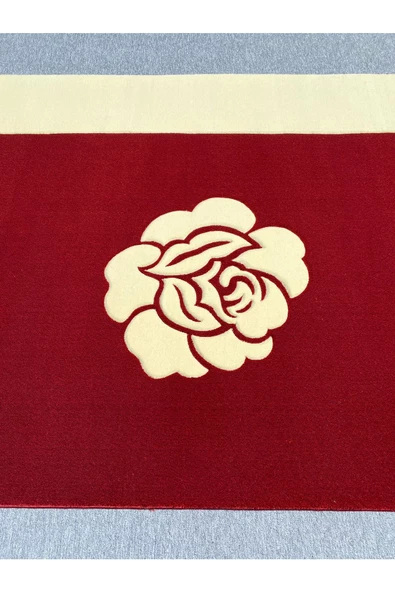 Burak Halı 9044 Kırmızı 150x230 Sık Dokunmuş 4 M2 Halı - Resim 6