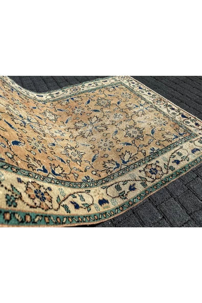 EL DOKUMASI DEKORATİF ESKİTME HALI 114X187 - Resim 7